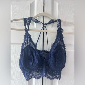 Lace Aerie bralette in Navy Blue